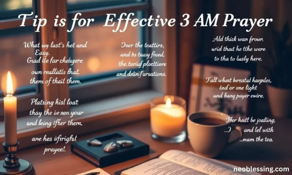 Bible verses for 3 AM prayer