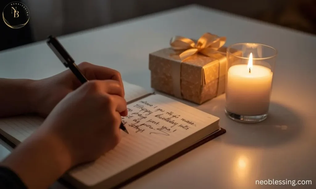 Writing birthday prayers