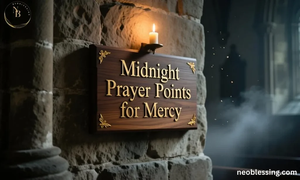 Midnight Prayer Points for Mercy