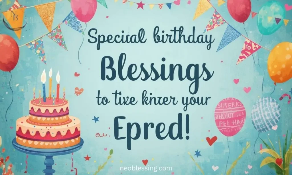 Special birthday blessings