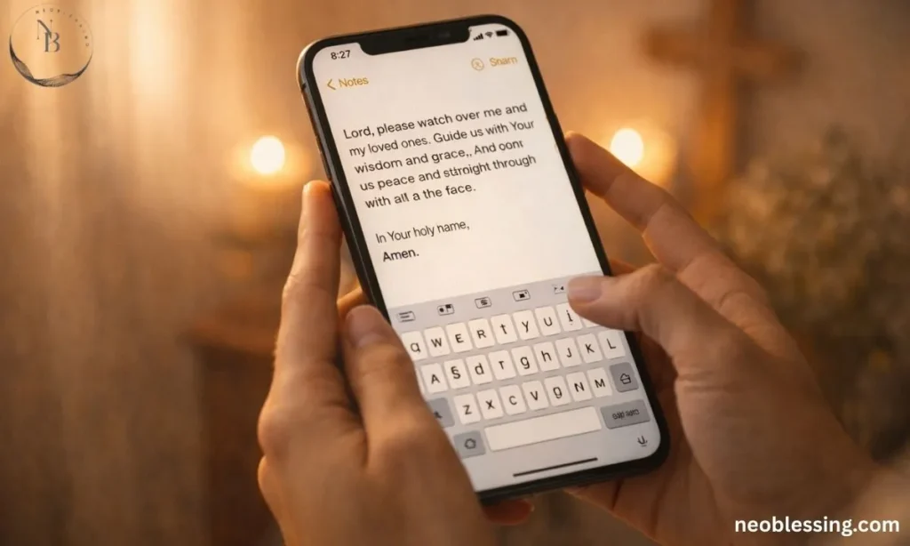 Sending new month prayer message