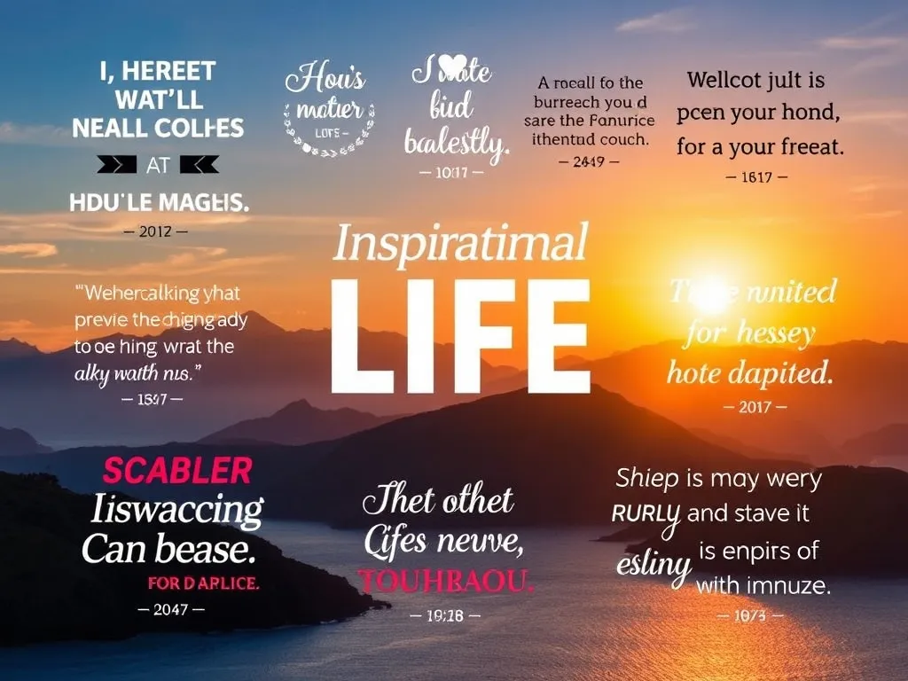 Inspirational Life Quotes