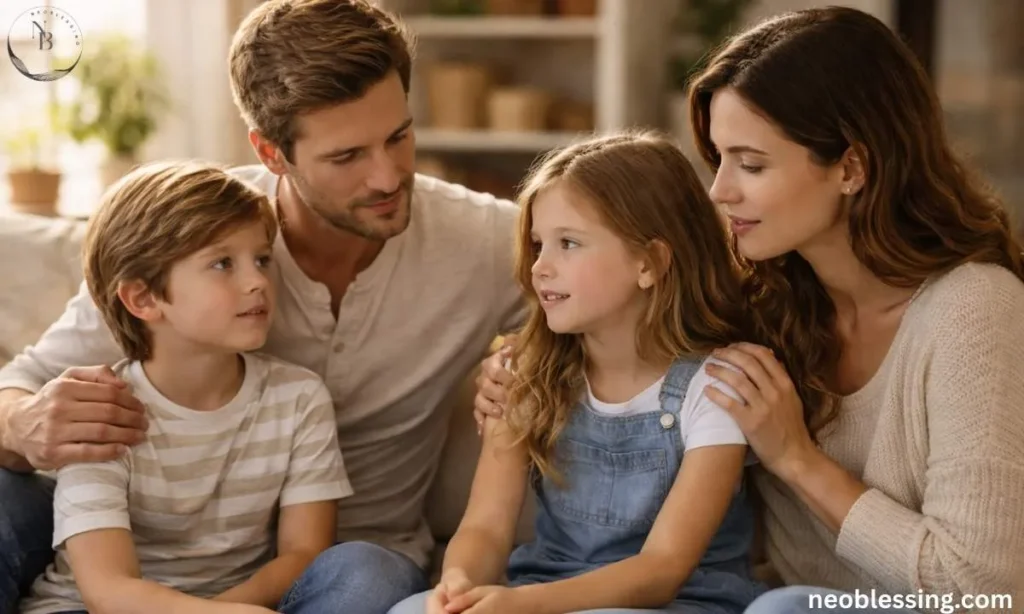 Family showing care and support