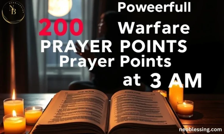 Powerful 3 AM warfare prayer at night
