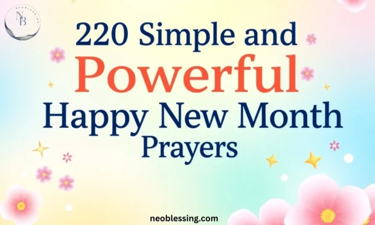 Happy New Month Prayers