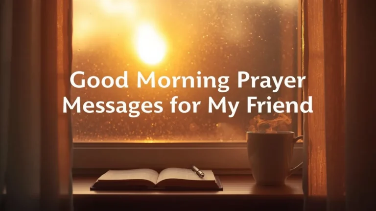 Good Morning Prayer Messages for My Friend