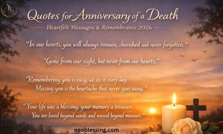 Quotes for Anniversary of a Death